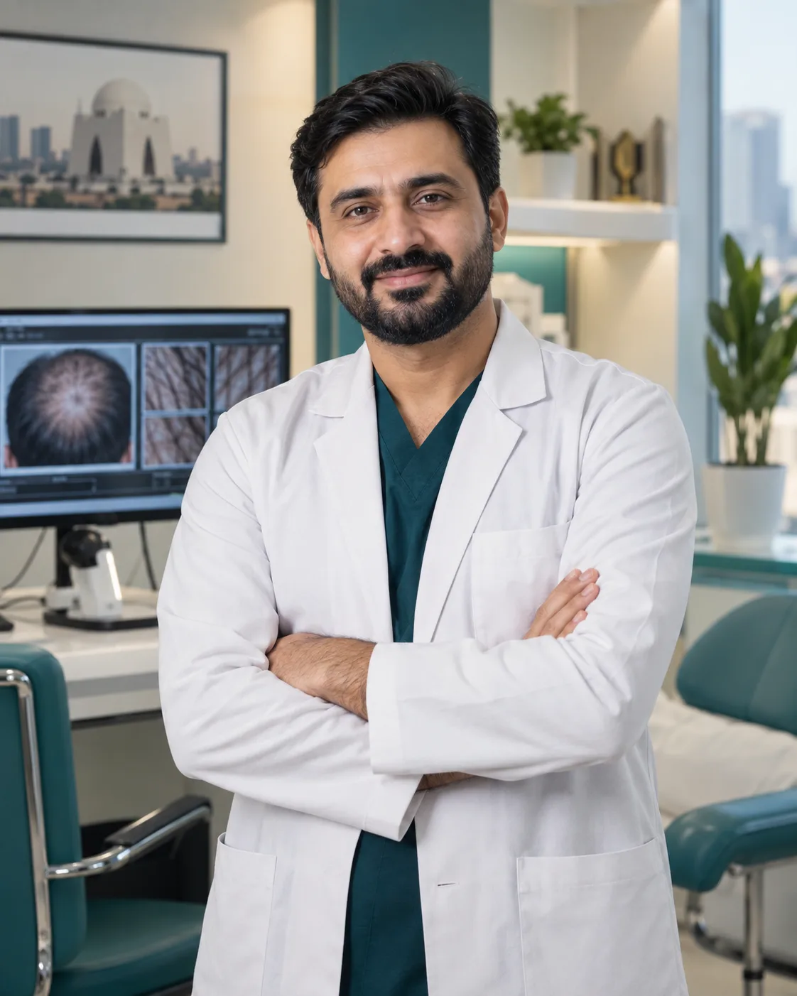 Pakistani hair restoration surgeon at NextHealth Karachi